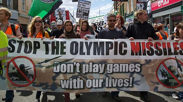 manifestation anti Jeux olympiques2012